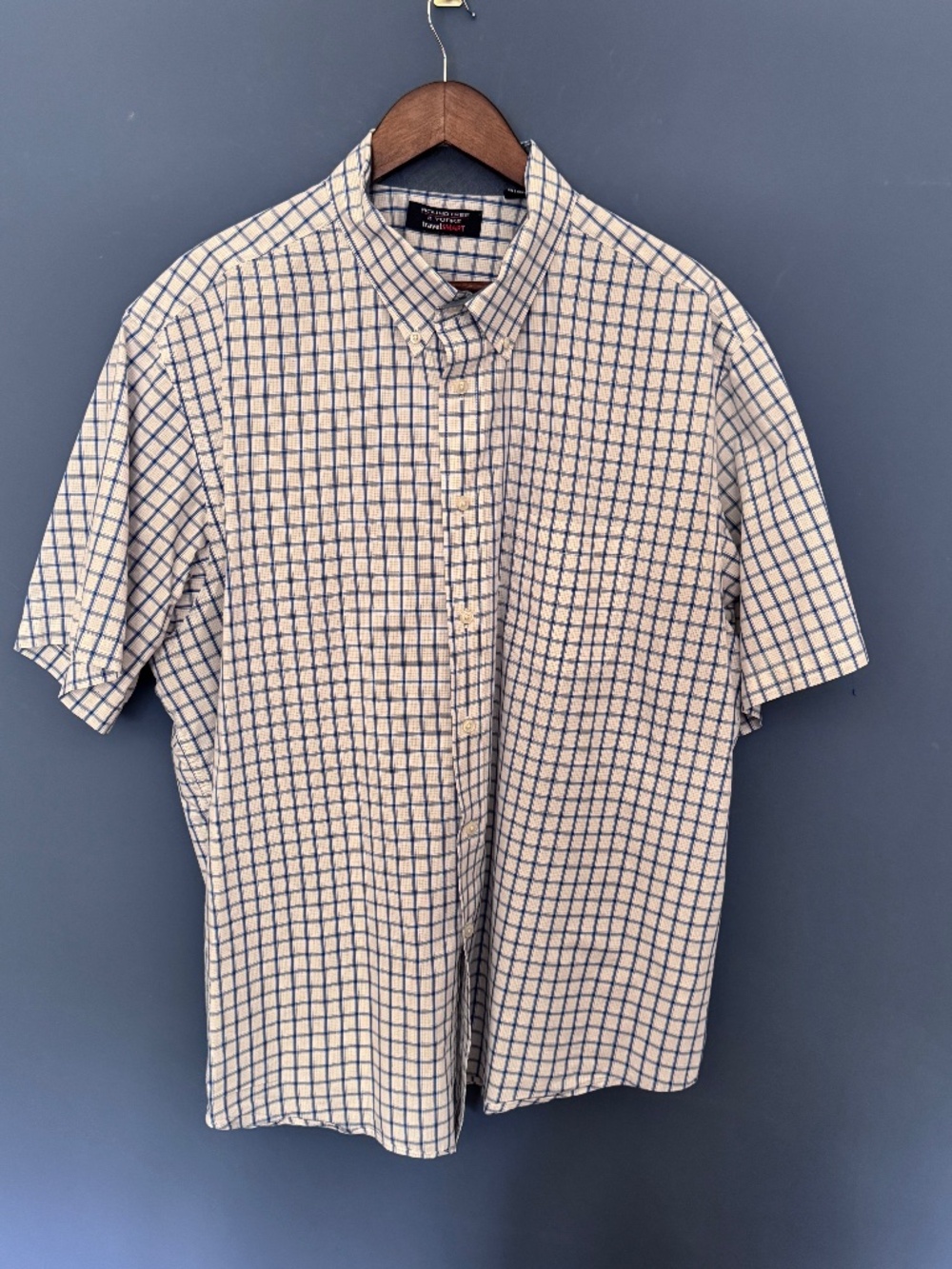 Men's Roundtree & York TravelSmart Button Down Size XXL in EUC